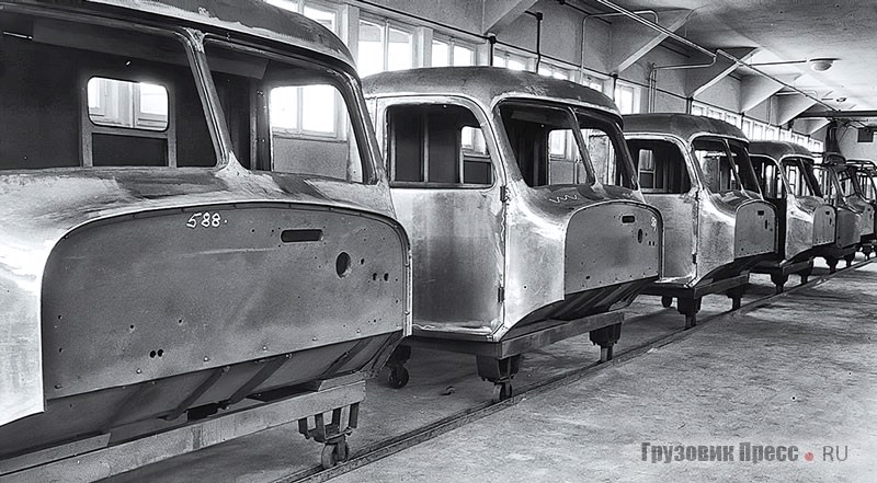 Кабины для первых послевоенных моделей завода Krupp/Südwerke – Titan и Mustang, 1950 г.