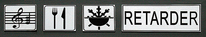 Символика отражает уровень оснащения лайнера: две «звезды» здесь есть