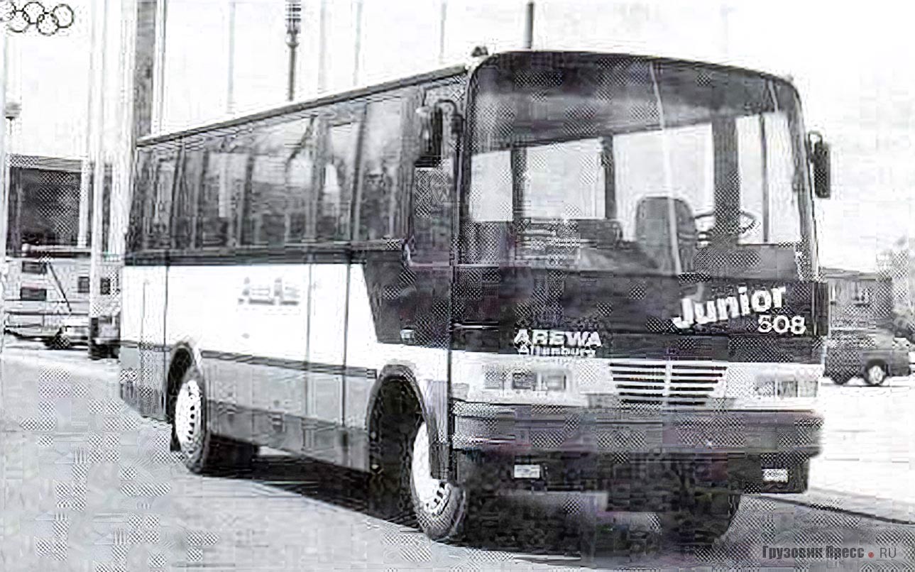 Первый и единственный экземпляр автобуса AREWA Junior 508 на шасси W50