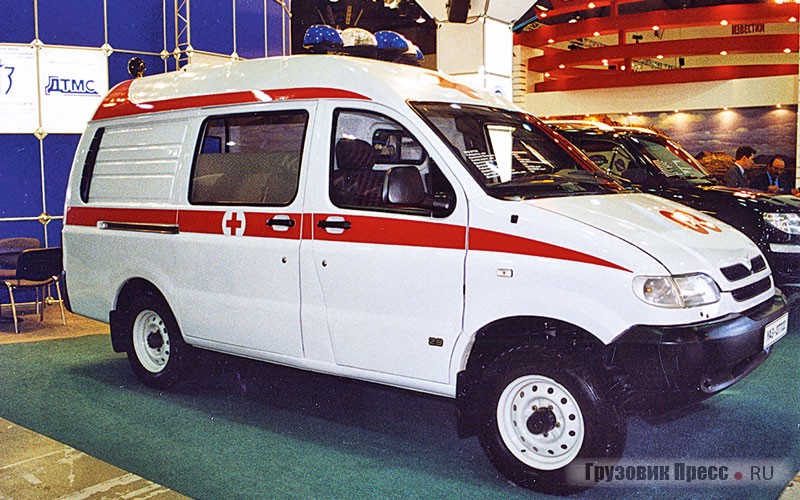 УАЗ-27722 АСМП А на выставке MIMS’2001