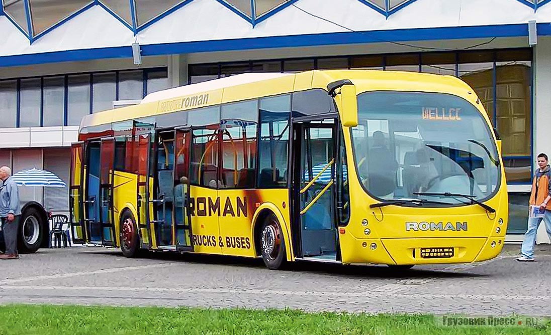 Первый брашовский автобус Roman CrossTown Low Floor 18.290 HOCLL c автоматической трансмиссией