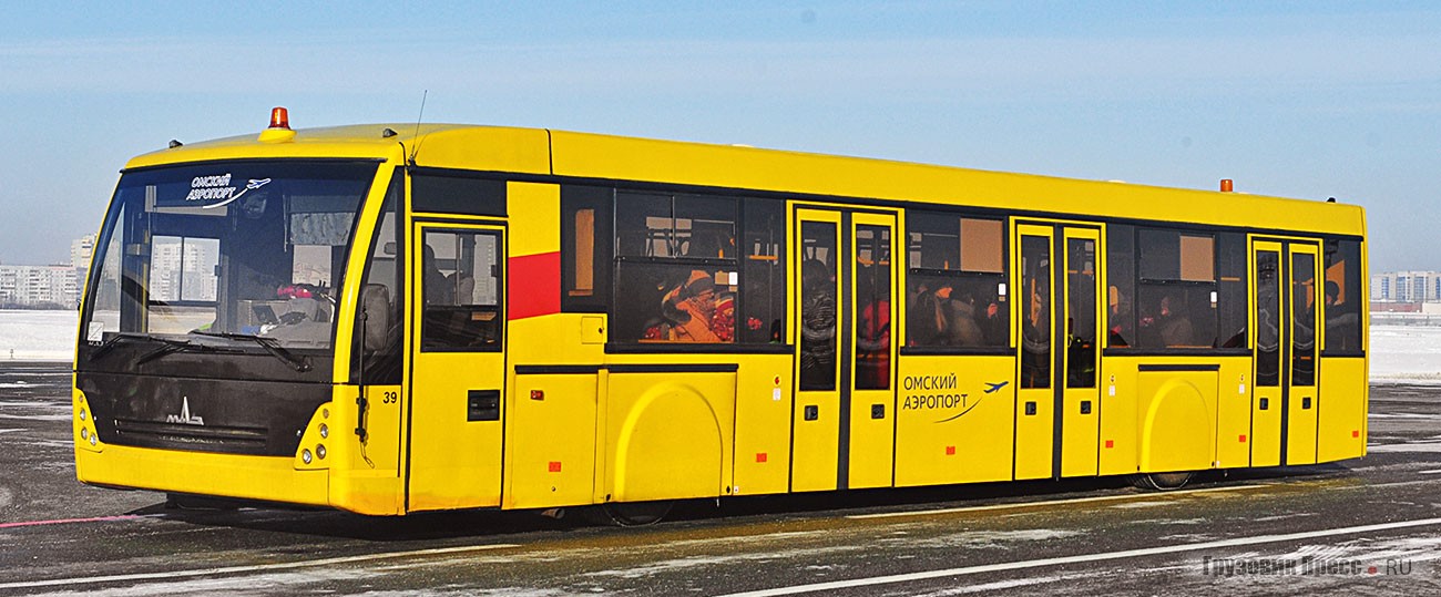 Автобусы МАЗ-171 работают во многих аэропортах России и ближнего зарубежья