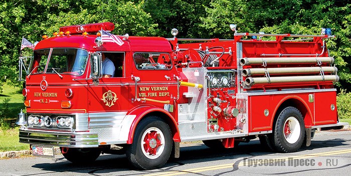 Первое бескапотное пожарное шасси С95 – разработка фирмы Ahrens-Fox