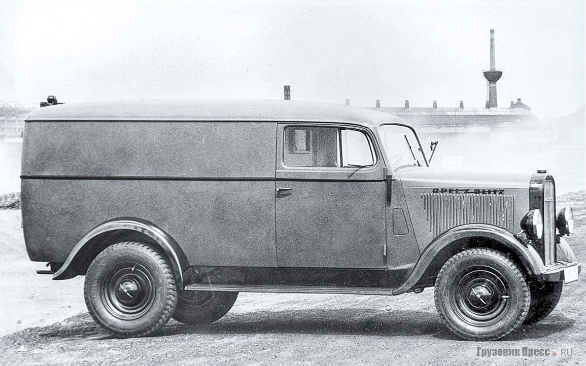 Фургон Opel Blitz грузоподъёмностью 1 т. 1934 г.