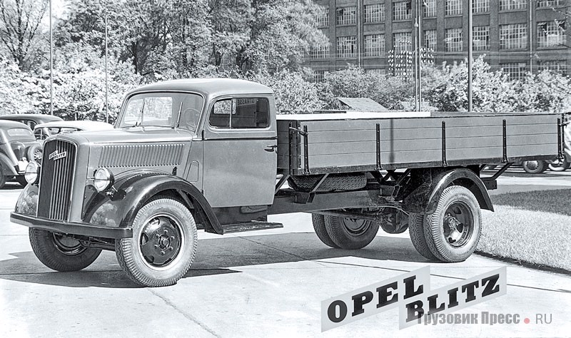 Бортовой Opel Blitz N грузоподъёмностью 3 т. 1938 г.