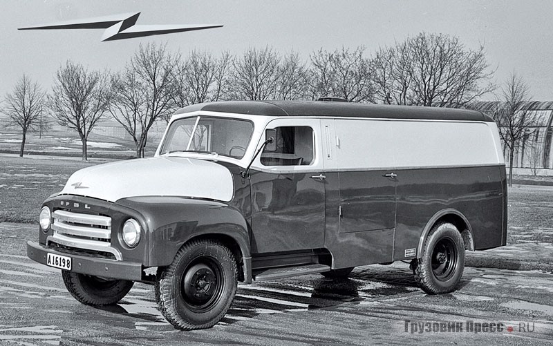 Фургон Opel Blitz 1,75t (шасси с колёсной базой 3300 мм) с кузовом производства шведской мастерской Gösta Hall AB. Первая половина 1950-х
