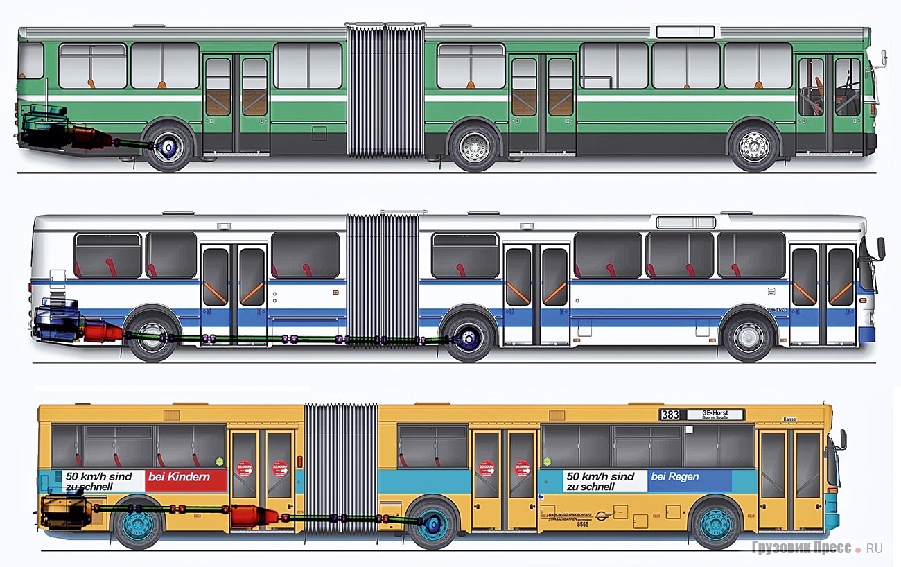 Схема сочлененного автобуса - 89 фото