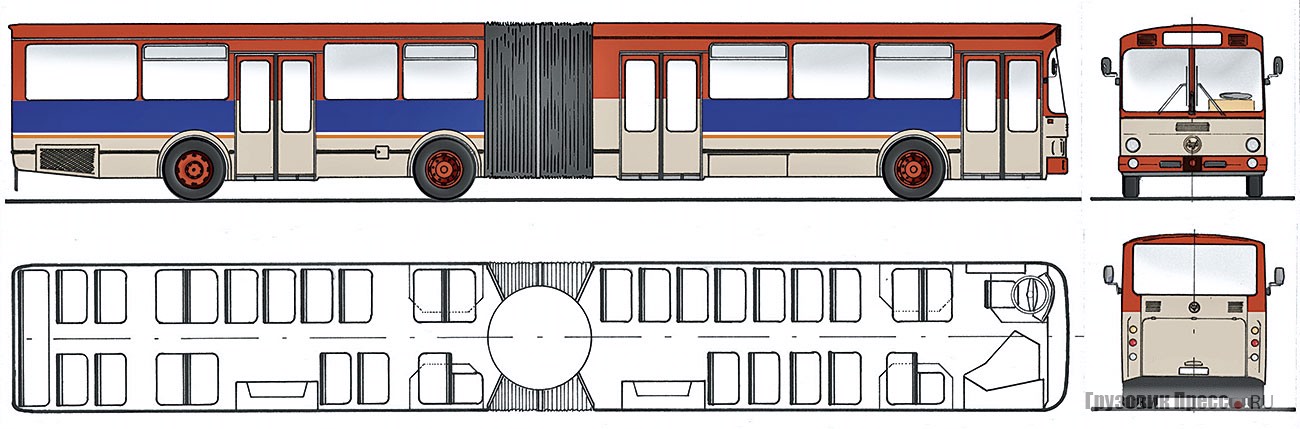 Схема автобуса Vetter 18SH