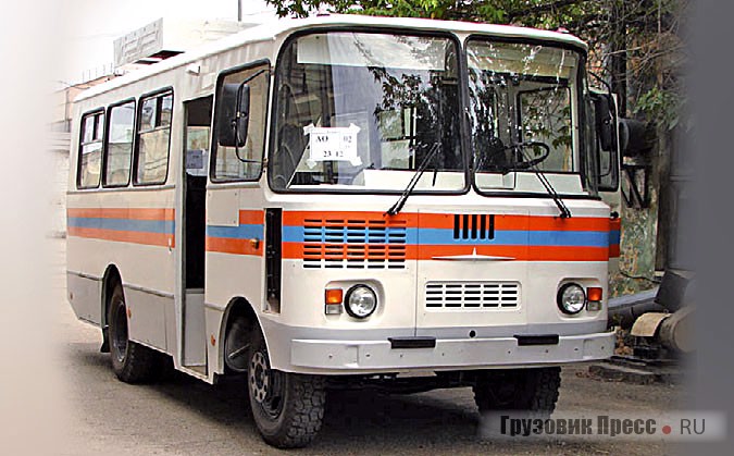 Продукт 2007 года – автобус по заказу МЧС Республики Таджикистан, специально переоборудованный под газ
