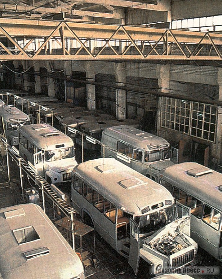 Так рождались автобусные кузова в цехе завода