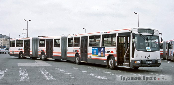 Серийный 3-звенный автобус Heuliez TRIBUS GX 237 