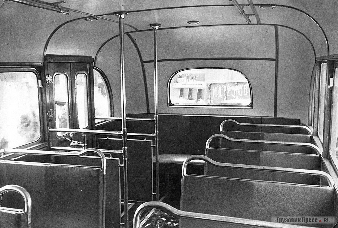 Салон автобуса АКЗ-1. 1947 год