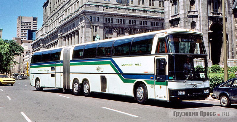  Автобус Neoplan Cityliner N 120/4 Highliner после передачи в транспортную компанию Murray Hill. Монреаль, 1983 год