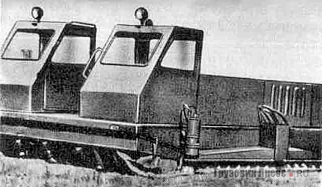 Роторно-винтовой вездеход на воздушной подушке РВВП-68. 1968 г.