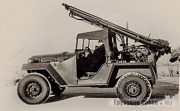 Бурильно-крановая машина БКГМ-АН (1949 г.) на шасси ГАЗ-67Б