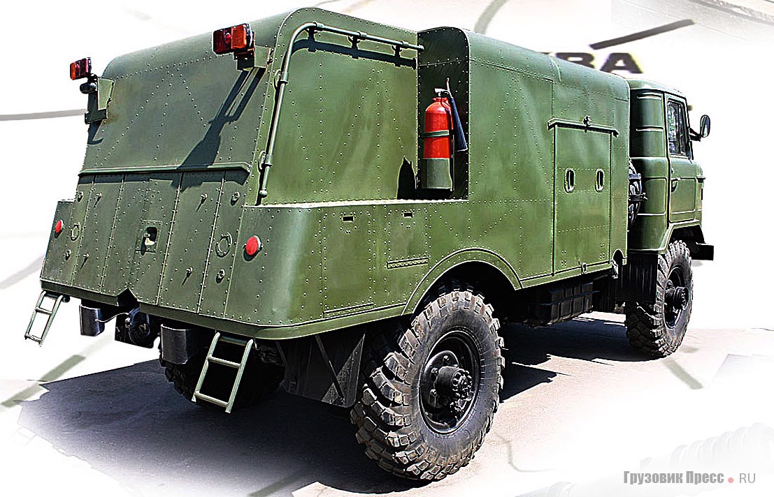 Дымовая машина ТДА-2М на базе ГАЗ-66-01 применялась в химических войсках для постановки маскировочных дымовых завес