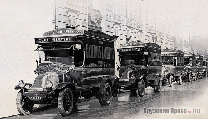Фургоны Renault G2. 1913 г.