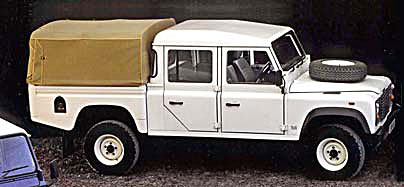 Пикап Land Rover с двойной кабиной