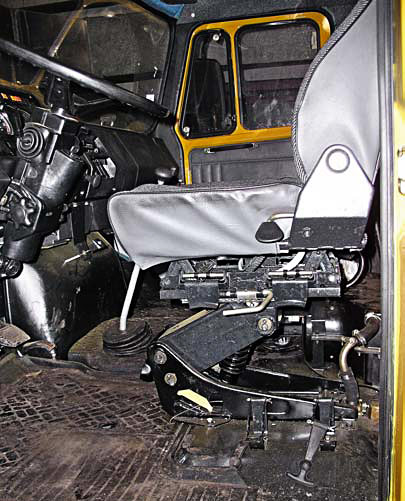 Подвеска и механизм регулировки водительского сиденья