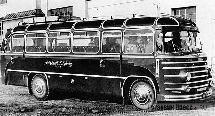 Автобусы вагонной компоновки на шасси Steyr 480