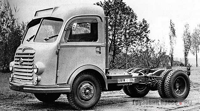 Вариант грузовика Steyr 480 с кабиной над двигателем