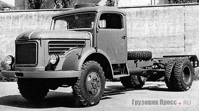 Полноприводное шасси грузовика Steyr 586