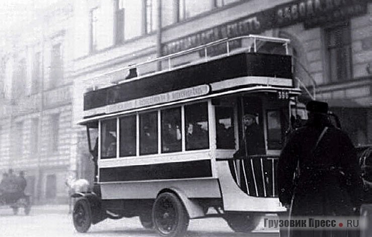 Автобусы Gaggenau C 32 – Typ St. Petersburg на улицах российской столицы. 1907 год. Эти исторические снимки сделал известный русский фотограф Карл Булла