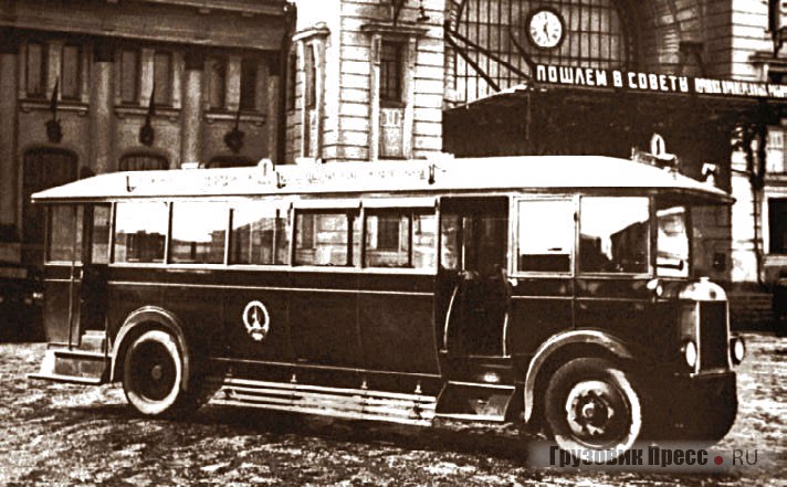Редкий Leyland PASK-4 полувагонной компоновки. Мосавтотрест Москва, 1929 г.