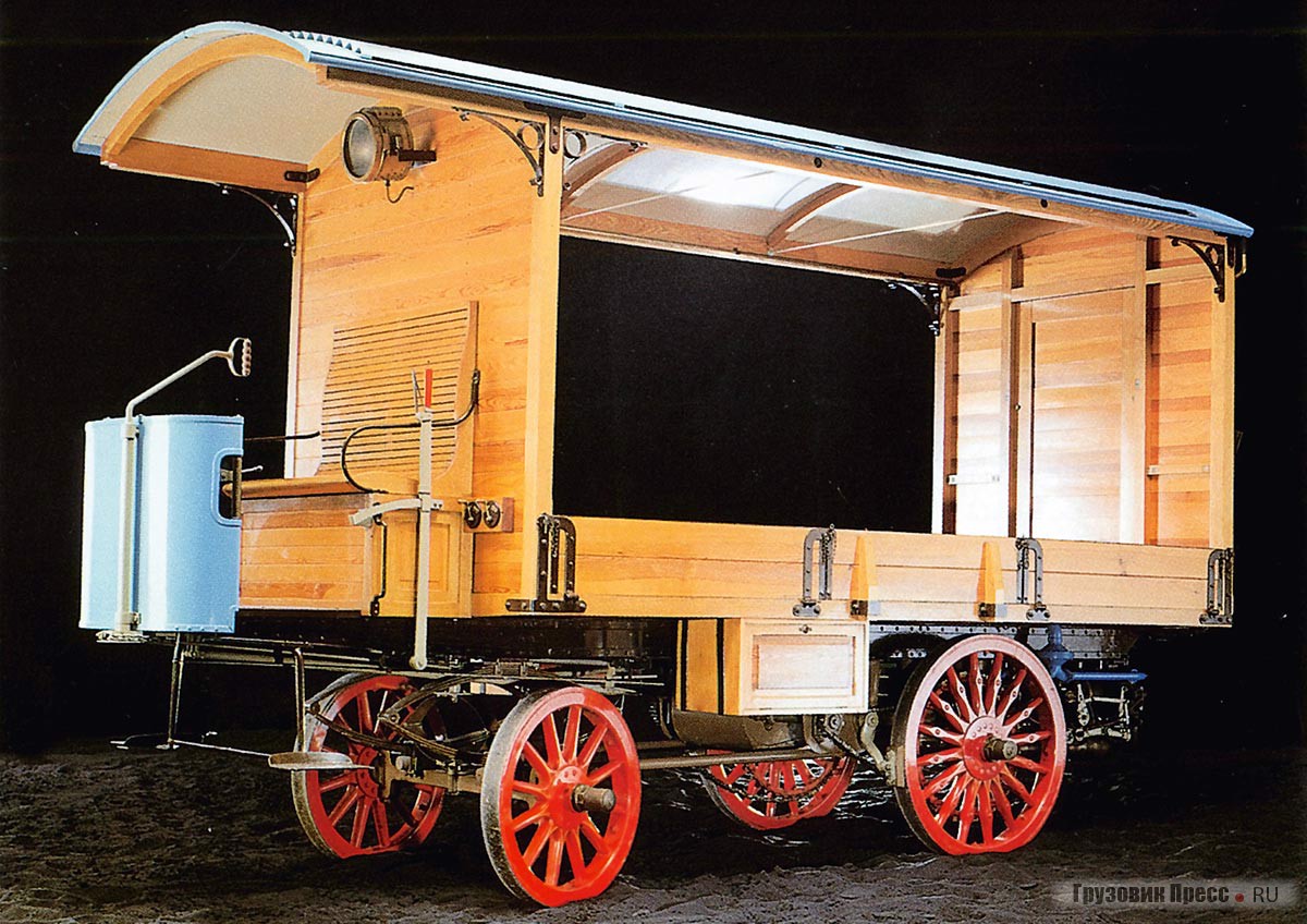 Первый грузовой автомобиль, изготовленный в Копрживнице (1898 г.)