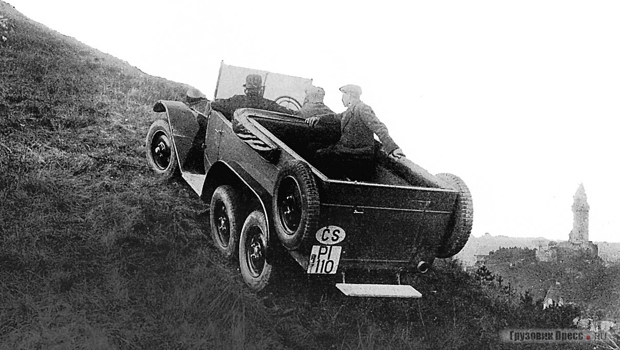 Шестиколесная Tatra-52 (1930–1938 гг.) пользовалась особой популярностью у таксистов
