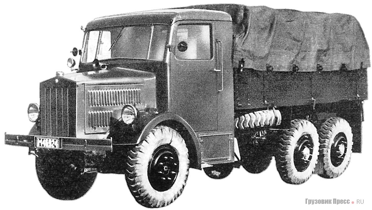 Полноприводный грузовик Tatra-81 грузоподъемностью 6,5 т с 6-цилиндровым двигателем (1939–1940 гг.)