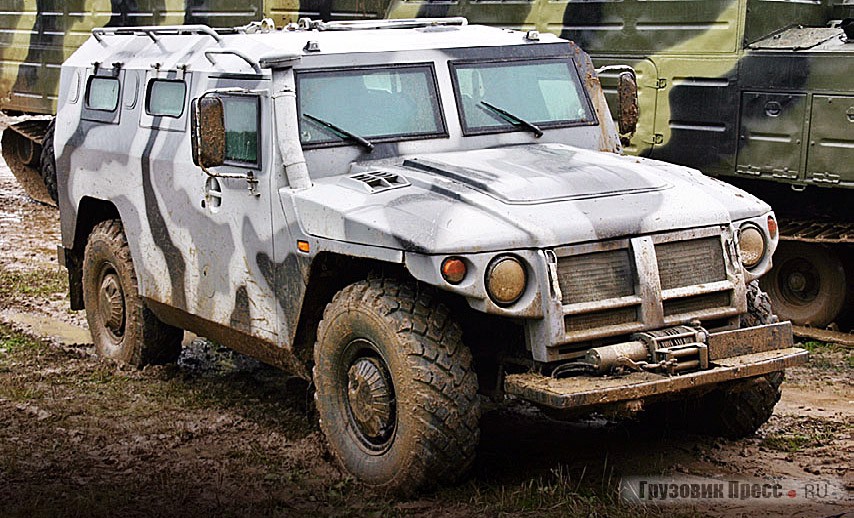ГАЗ-233036 «Тигр». Небронированный автомобиль для перевозки людей и грузов, установки легкого вооружения, средств разведки и связи