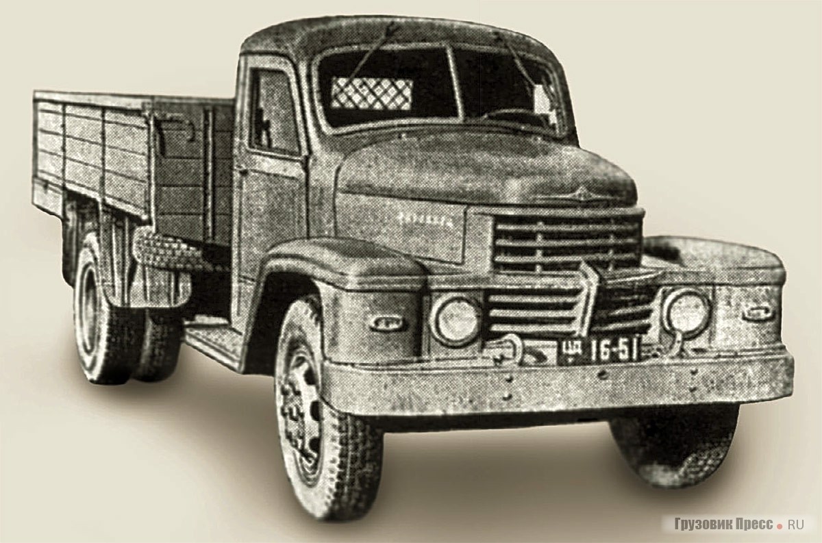 В конце 1940-х, когда не было сомнений в скором массовом производстве днепропетровского грузовика, изображения первого образца ДАЗ-150 появились в отечественной автомобильной прессе