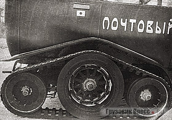 Гусеничный движитель автобуса Scania-Vabis Typ 3241. Москва, 1926 г.