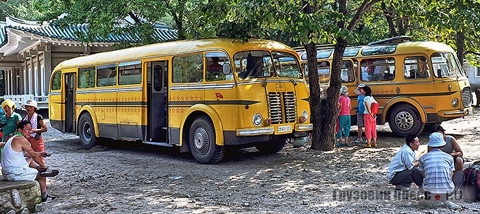 Автобусы Škoda сегодня можно встретить в пригородах Пхеньяна