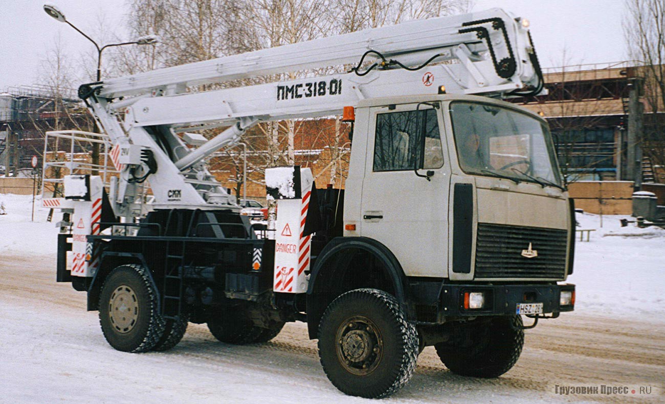 Созданный для Польши ПМС-318-01 на полноприводном шасси