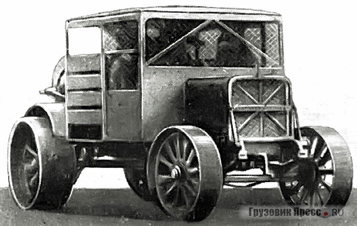 Колесный тягач «Руссо-Балт Т 40/65», 1913 г.