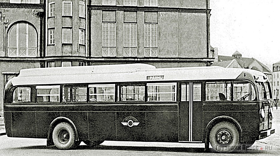 Scania-Vabis 8601 на линии Таллин–Пярну, кузов эстонской фирмы Mootor, 1936 г.